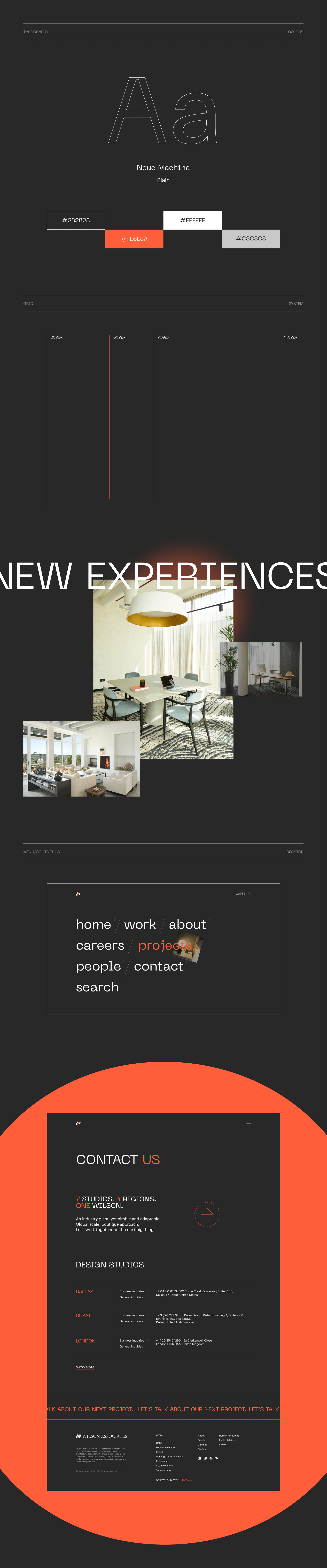 Wilson Associates | Interior Agency — Изображение №9 — Интерфейсы на Dprofile