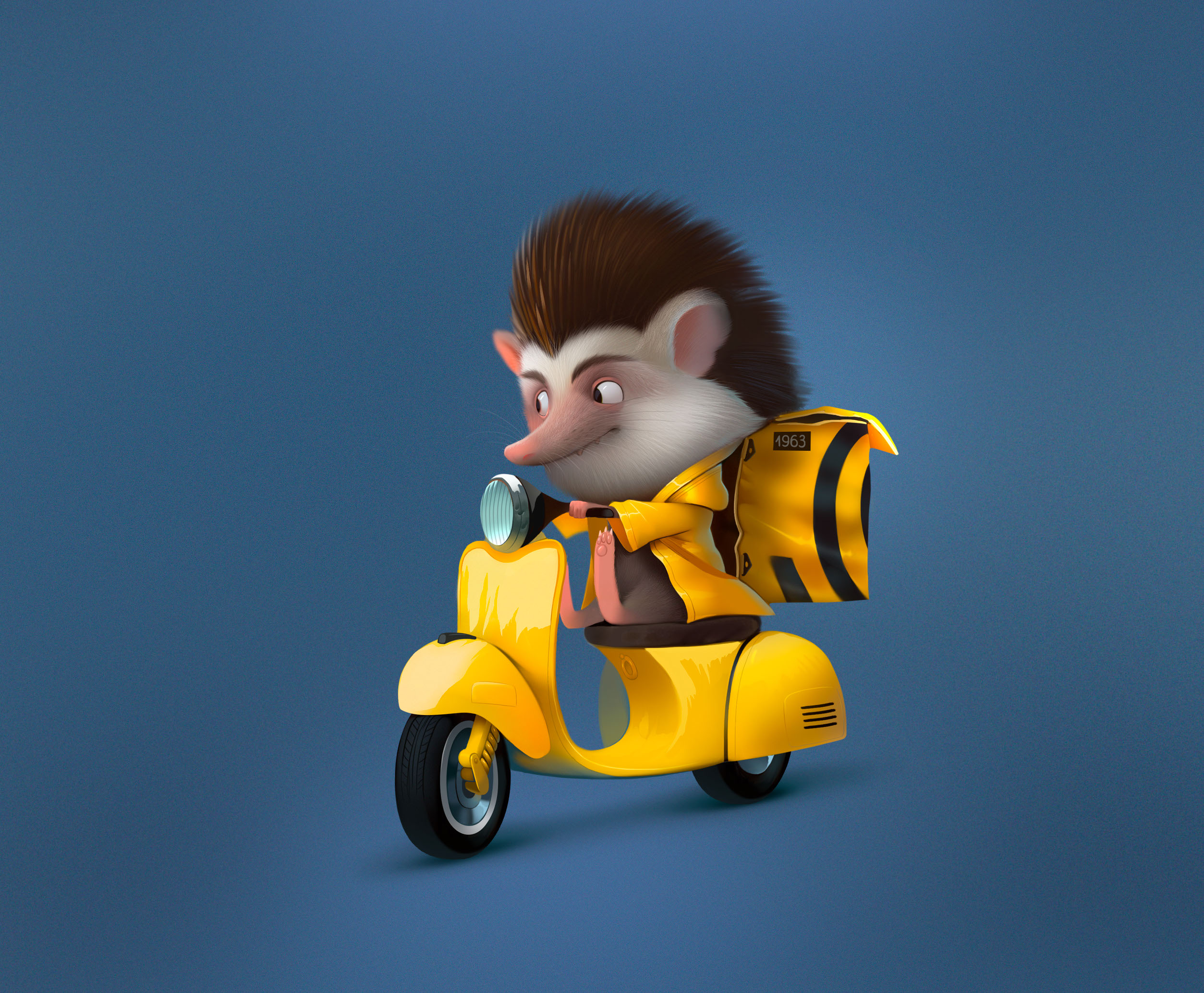 Yandex delivery. Cute animals. — Изображение №7 — Иллюстрация на Dprofile