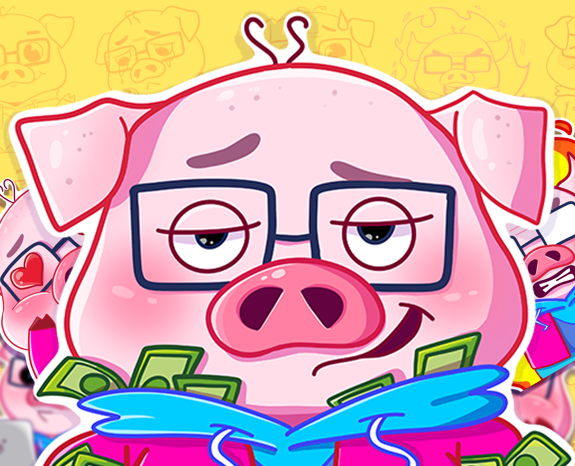 Стикеры для телеграм — Иллюстрация на Dprofile