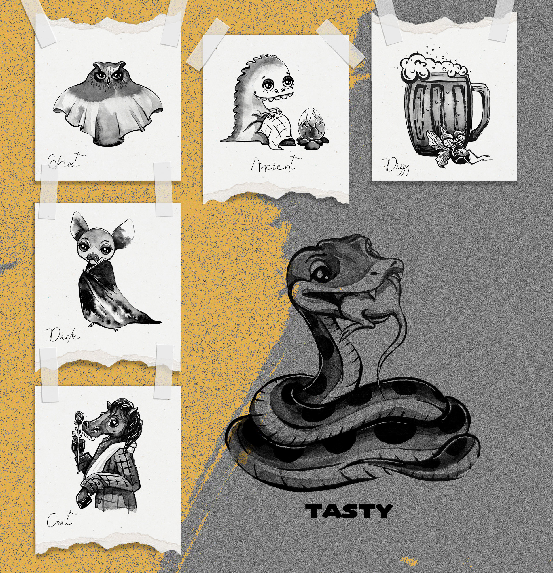 Inktober 2019, ink — Изображение №7 — Иллюстрация, Графика на Dprofile