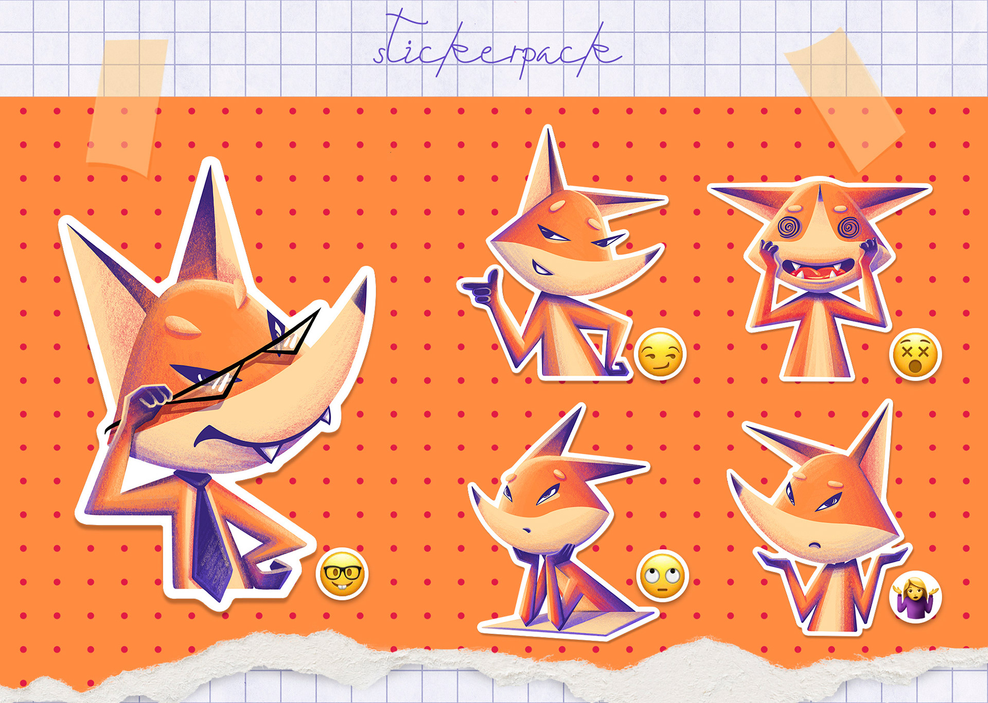Stickers for Telegram — Изображение №3 — Иллюстрация, Графика на Dprofile