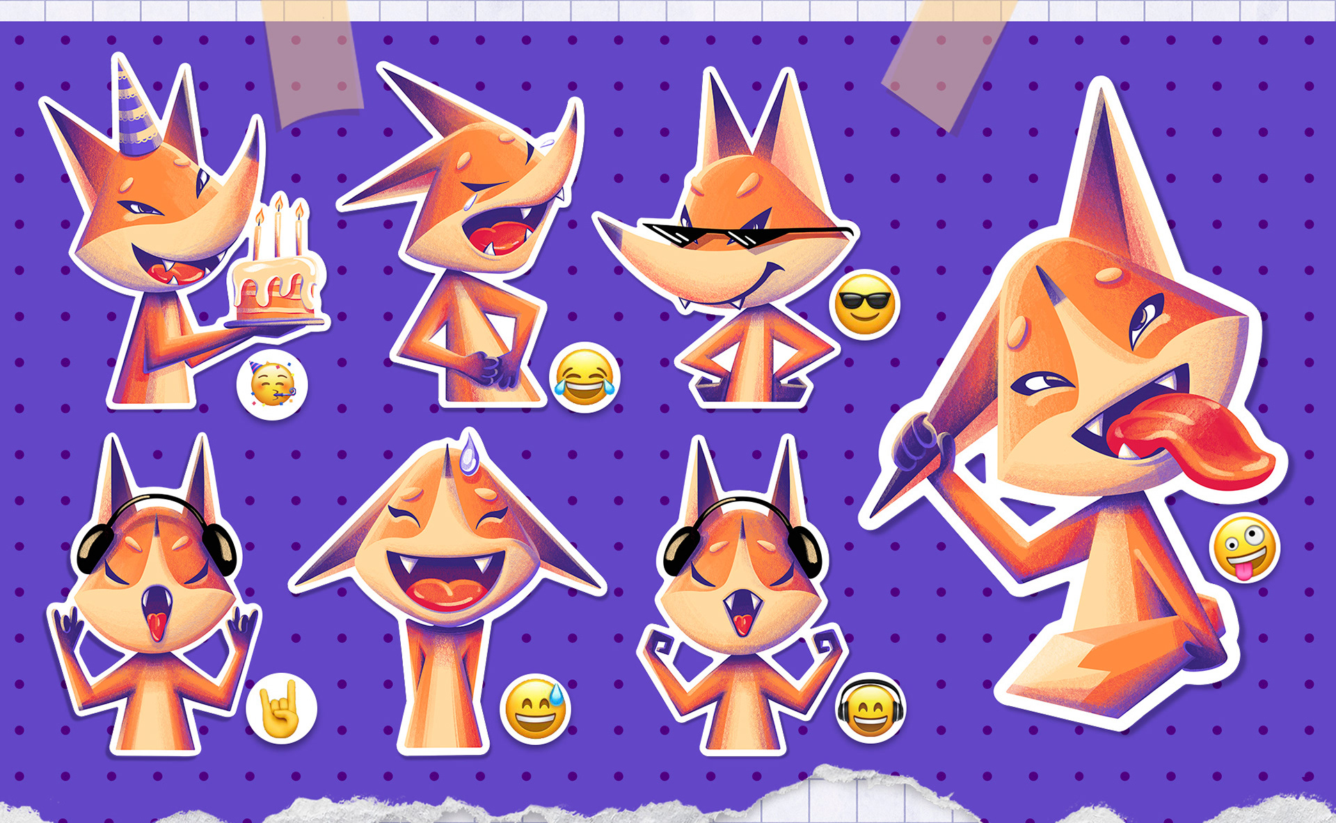 Stickers for Telegram — Изображение №5 — Иллюстрация, Графика на Dprofile
