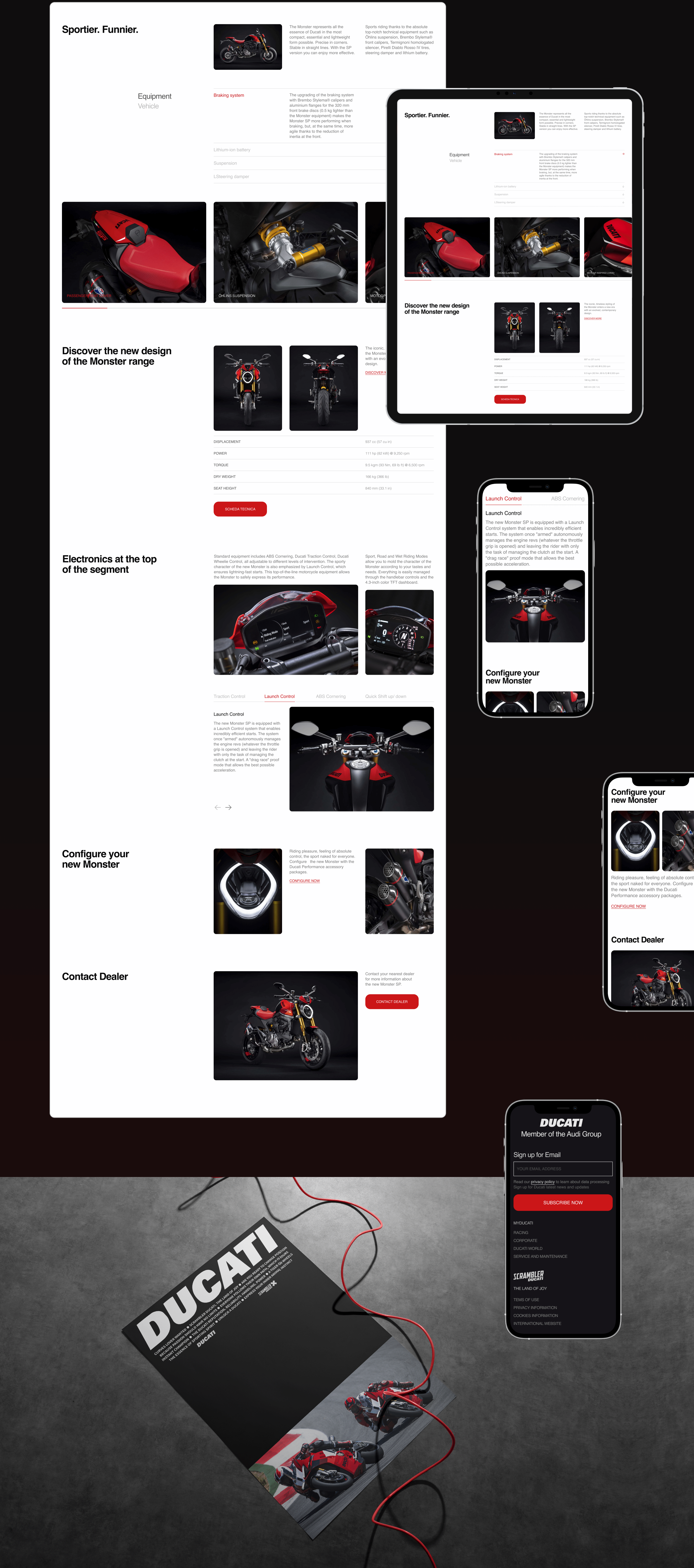 DUCATI | Corporate Website Redesign — Изображение №4 — Интерфейсы на Dprofile