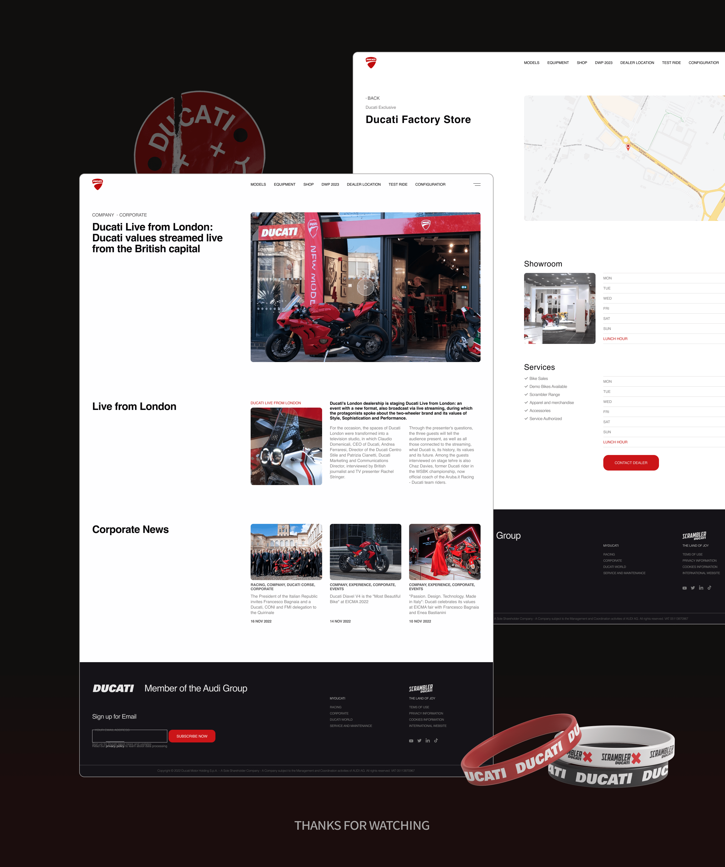 DUCATI | Corporate Website Redesign — Изображение №8 — Интерфейсы на Dprofile