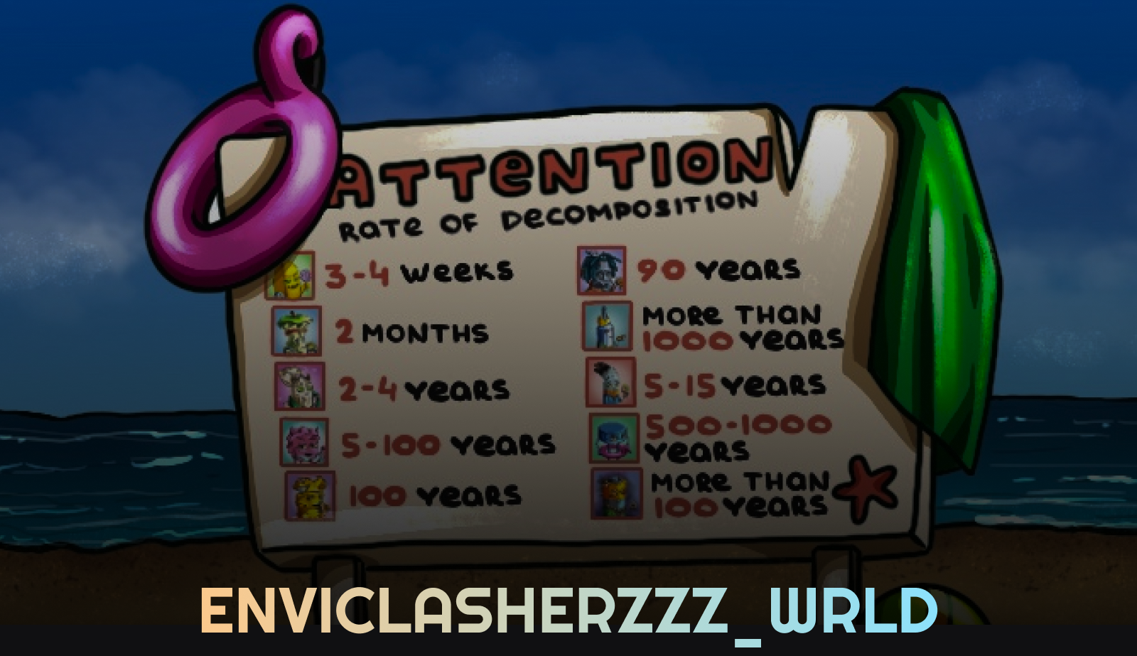 ENVICLASHERZZZ_WRLD | NFT-коллекция — Изображение №1 — Иллюстрация на Dprofile