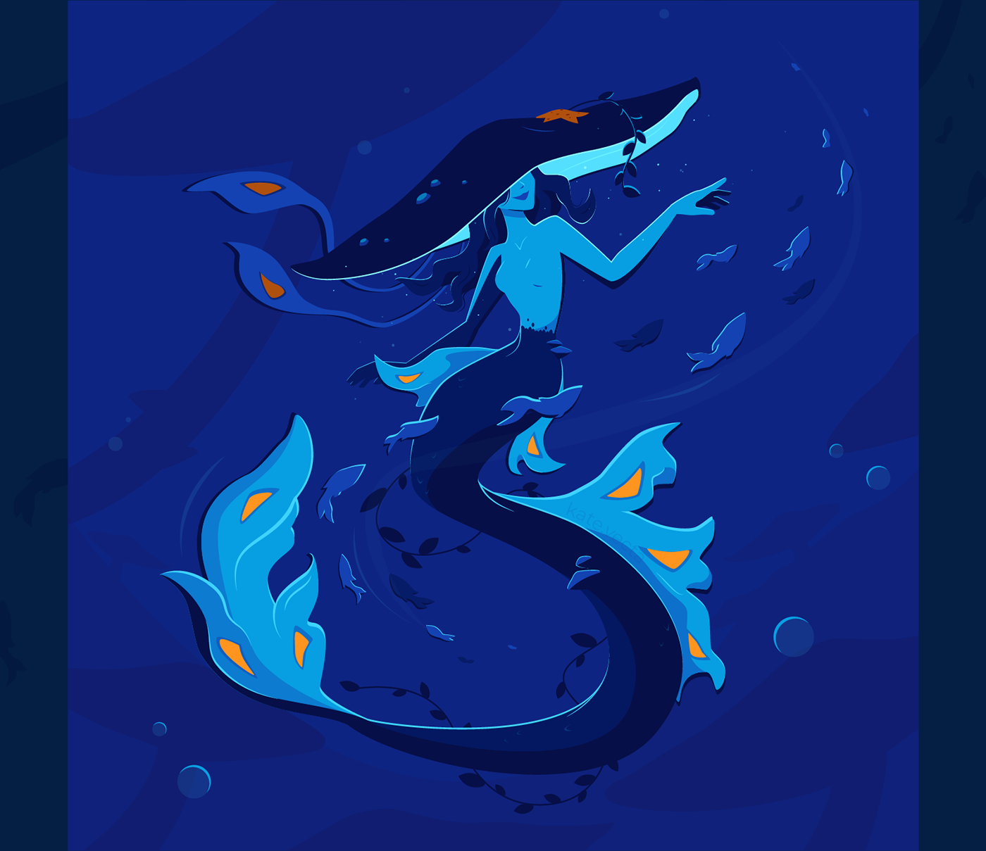 MerMay 2023. Дизайн персонажей — Изображение №3 — Иллюстрация на Dprofile