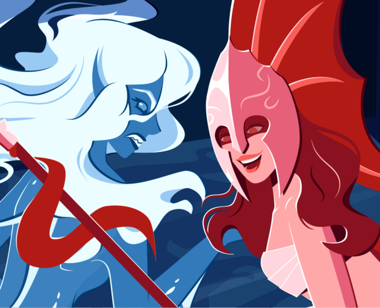 MerMay 2023. Дизайн персонажей — Иллюстрация на Dprofile
