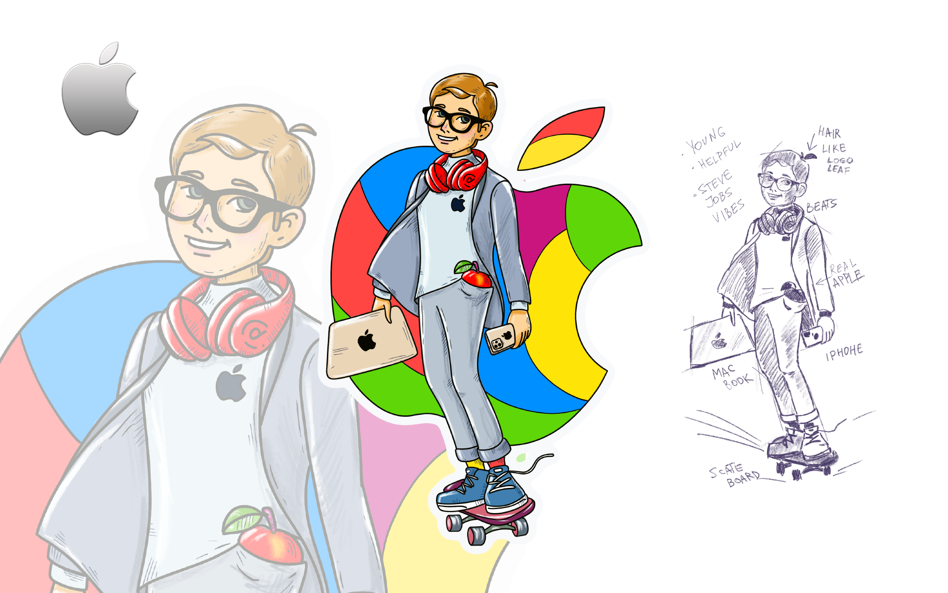 Хуманизация брендов. Дизайн персонажей — Изображение №8 — Иллюстрация на Dprofile