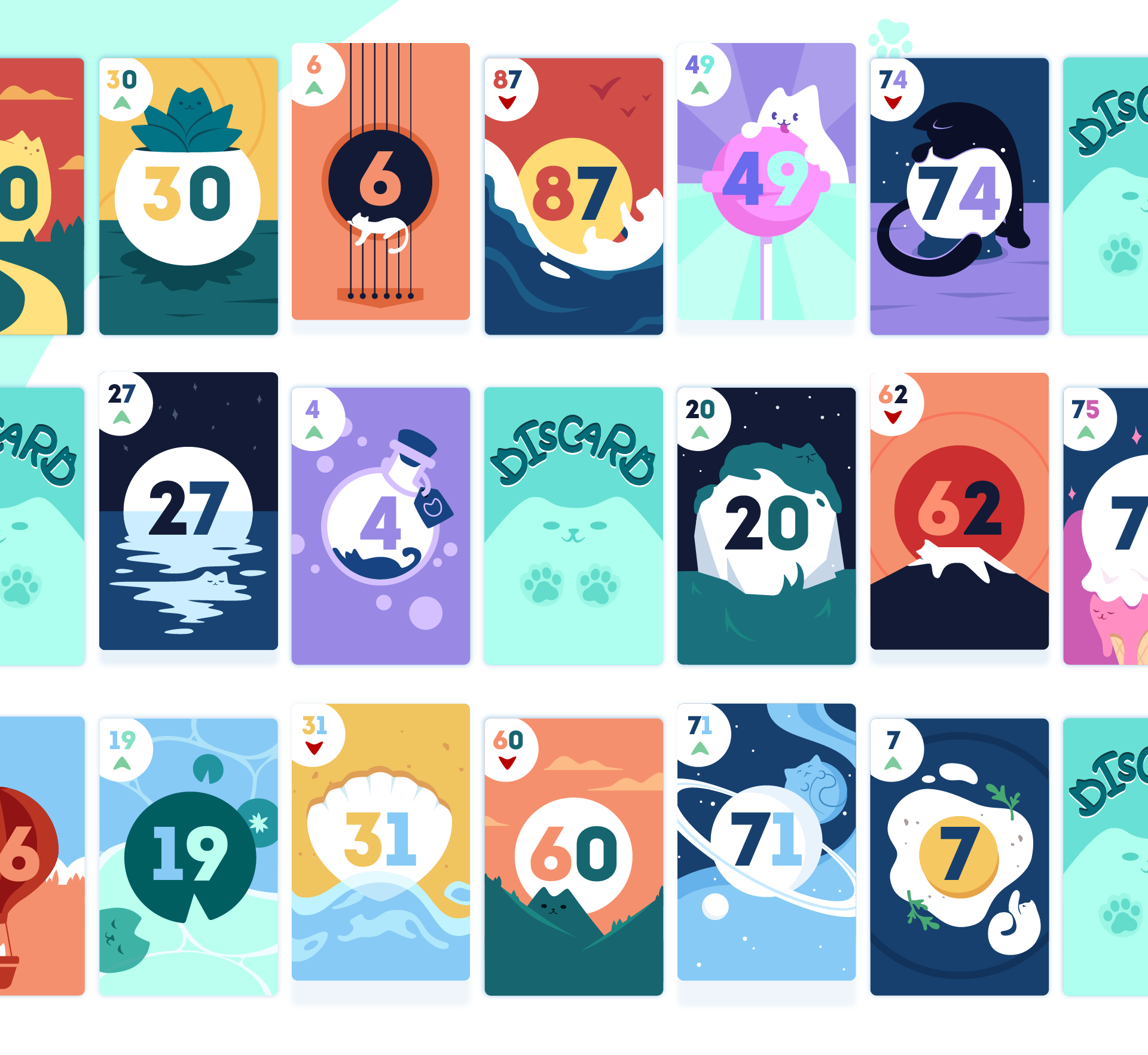Настольная игра Discard. Иллюстрация и дизайн карточной игры — Изображение №9 — Брендинг, Иллюстрация на Dprofile