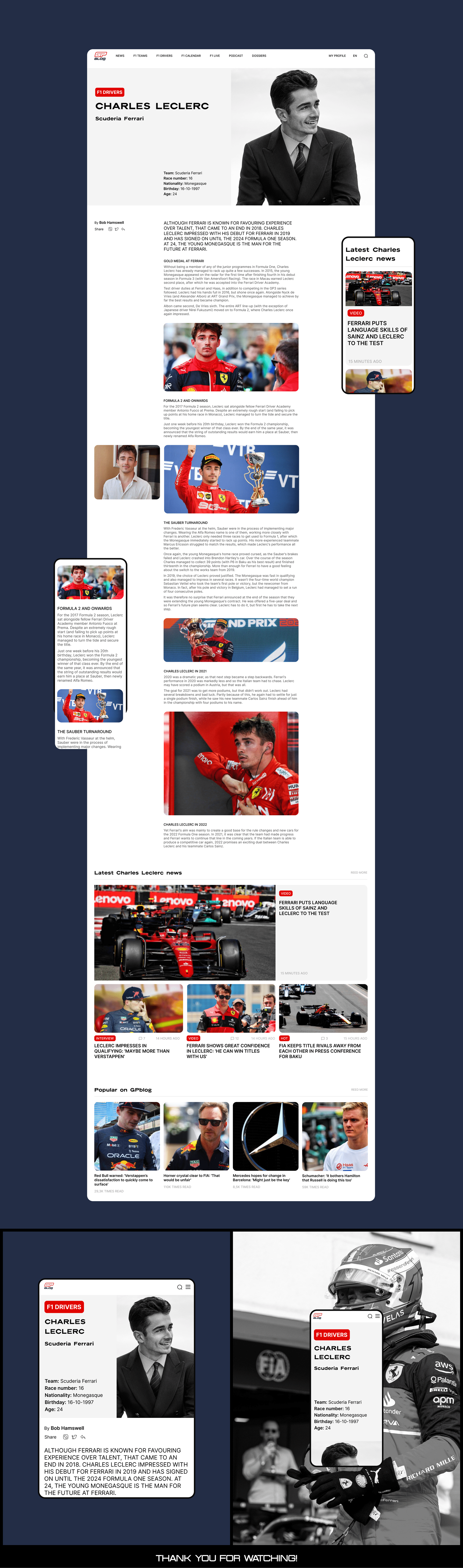 GPblog / News website redesign — Изображение №4 — Интерфейсы, Маркетинг на Dprofile