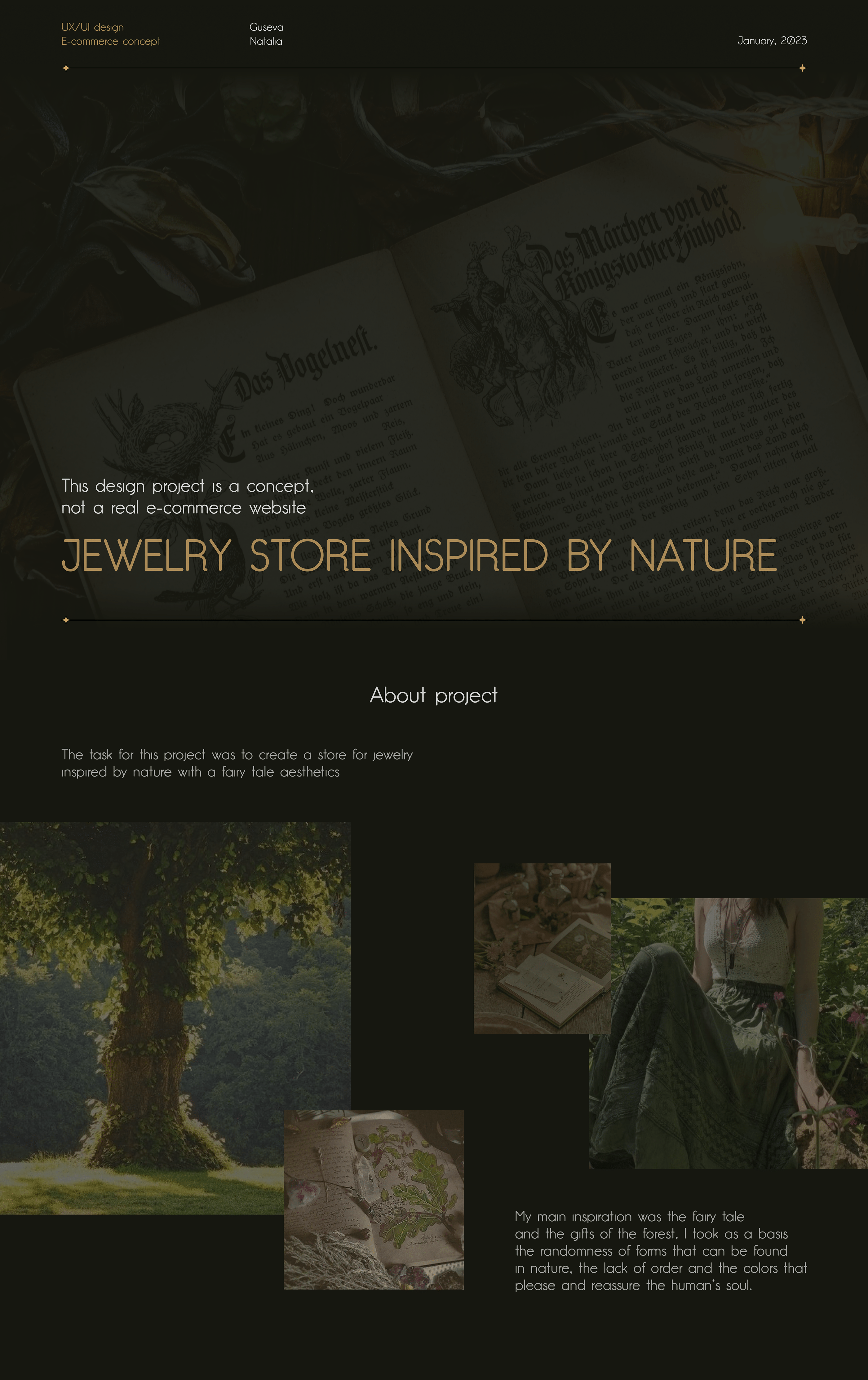 Jewelry store concept — Изображение №1 — Интерфейсы на Dprofile