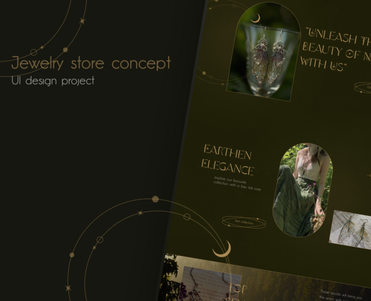 Jewelry store concept на Dprofile