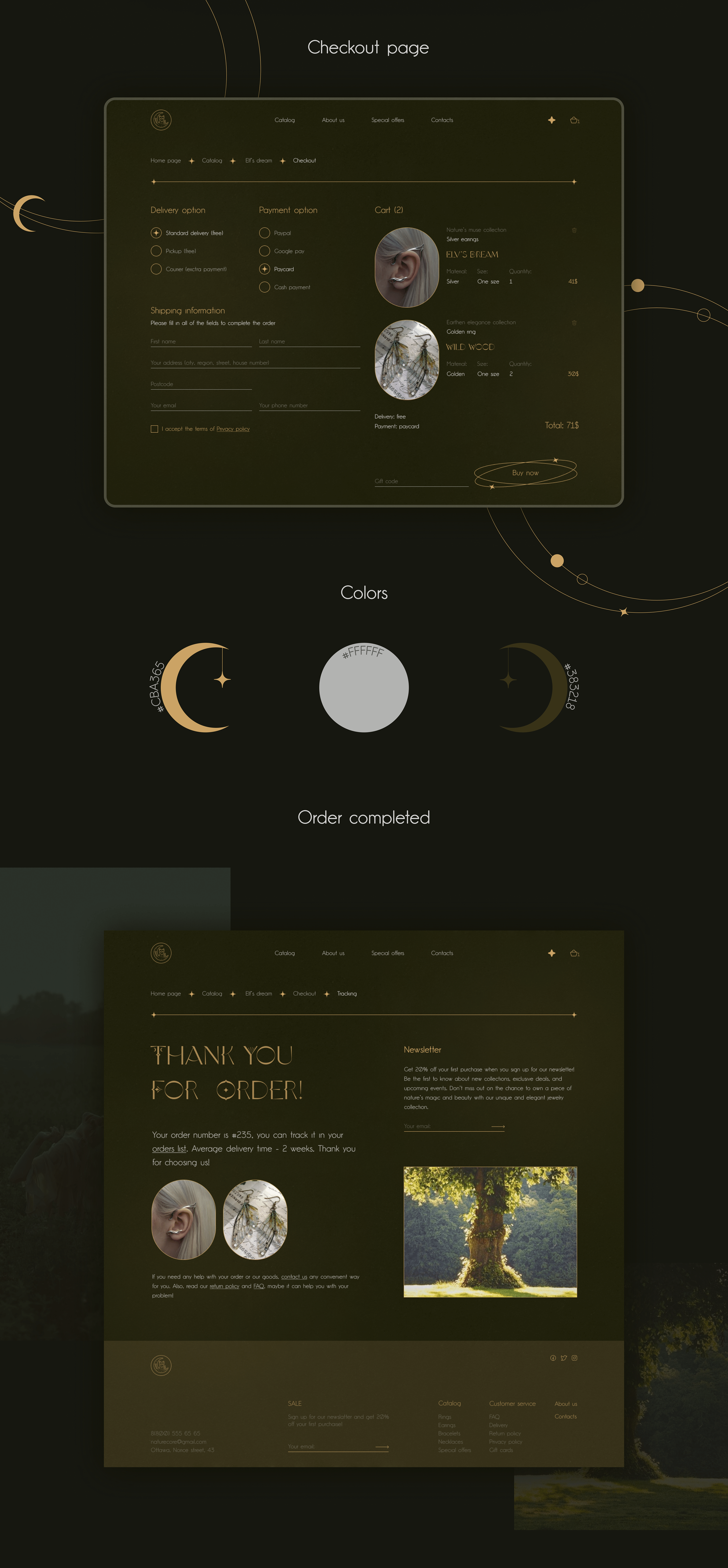 Jewelry store concept — Изображение №6 — Интерфейсы на Dprofile