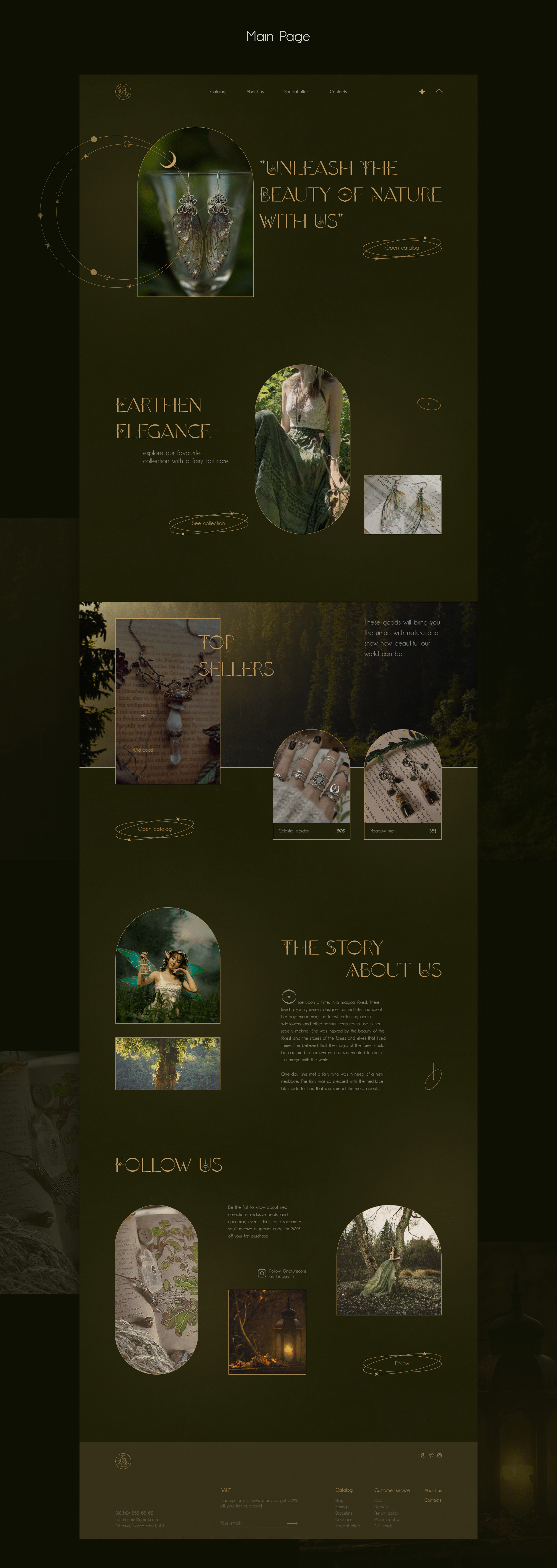 Jewelry store concept — Изображение №3 — Интерфейсы на Dprofile