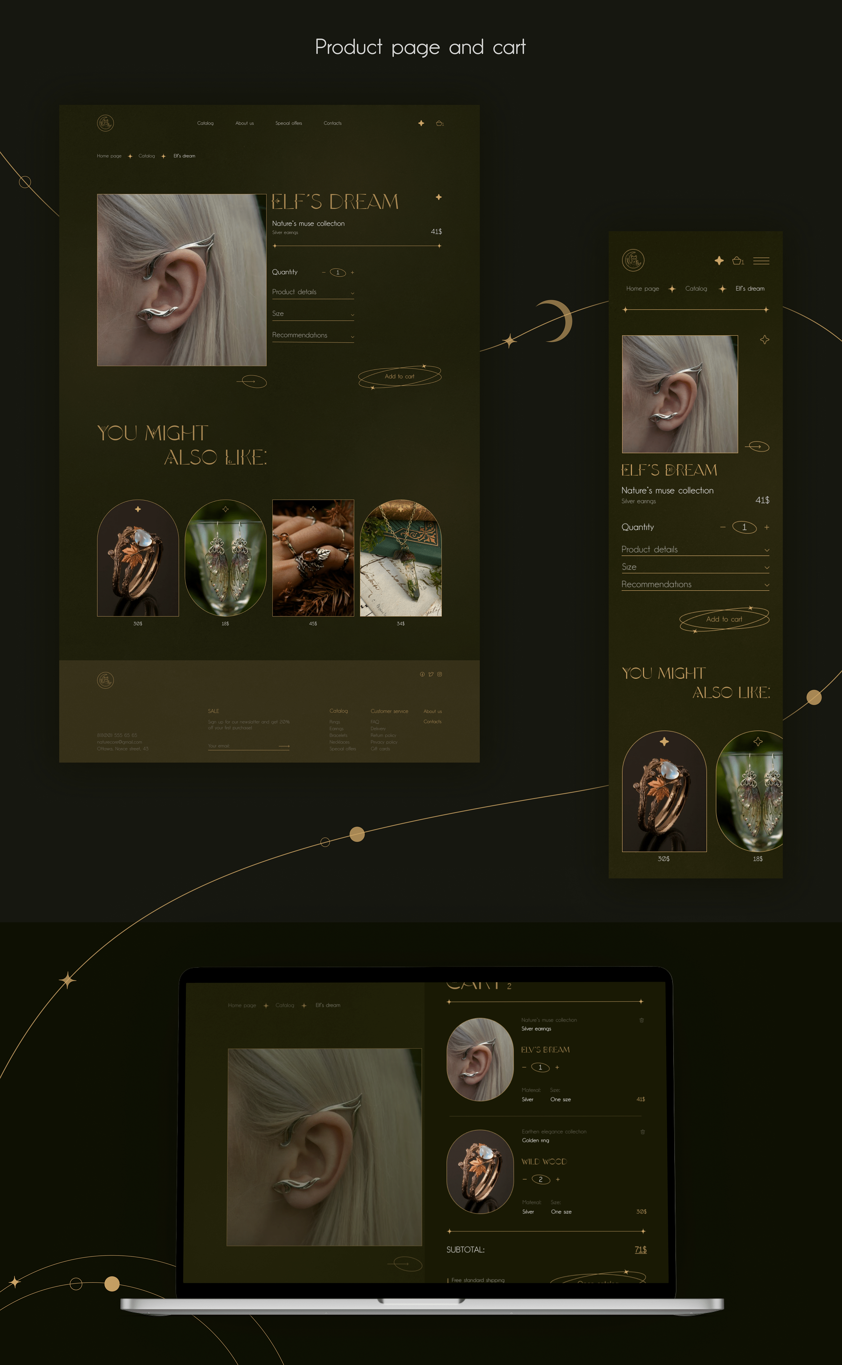 Jewelry store concept — Изображение №5 — Интерфейсы на Dprofile