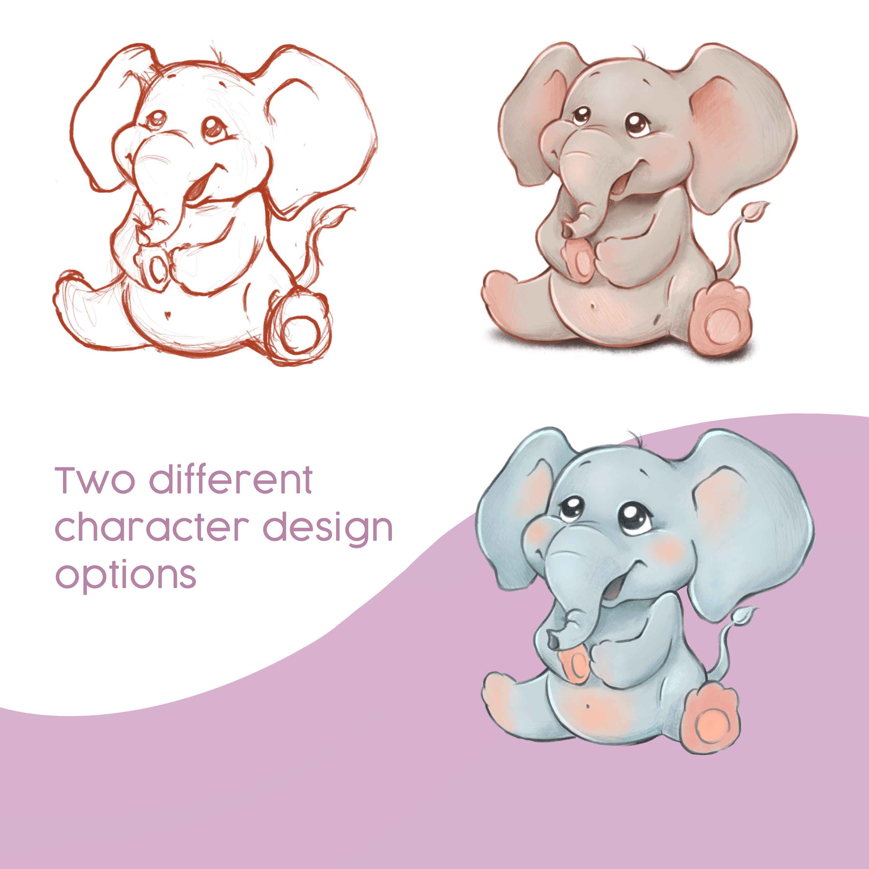 Cute little animals — Изображение №2 — Брендинг, Иллюстрация на Dprofile