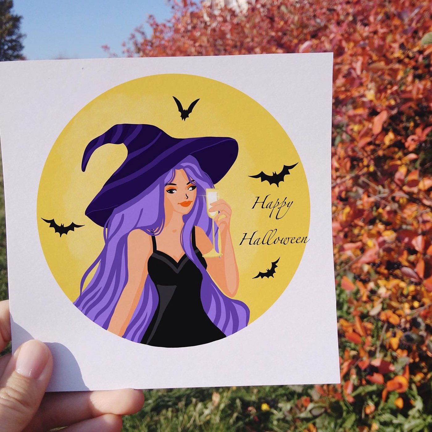 Коллекция открыток на Хэллоуин/Set of Halloween's card — Изображение №5 — Иллюстрация, Графика на Dprofile