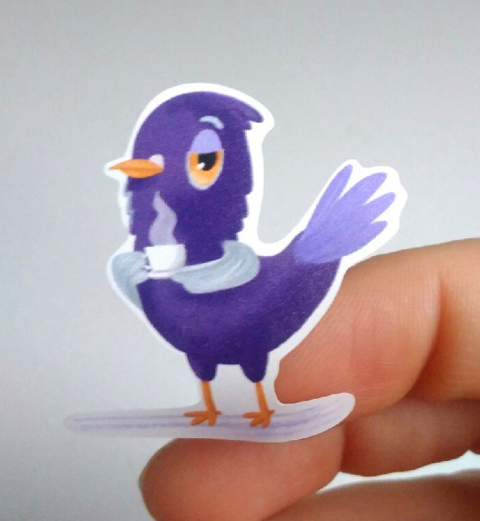 Стикерпак "Ugle Pigeon". Дизайн персонажа — Изображение №13 — Брендинг, Иллюстрация на Dprofile
