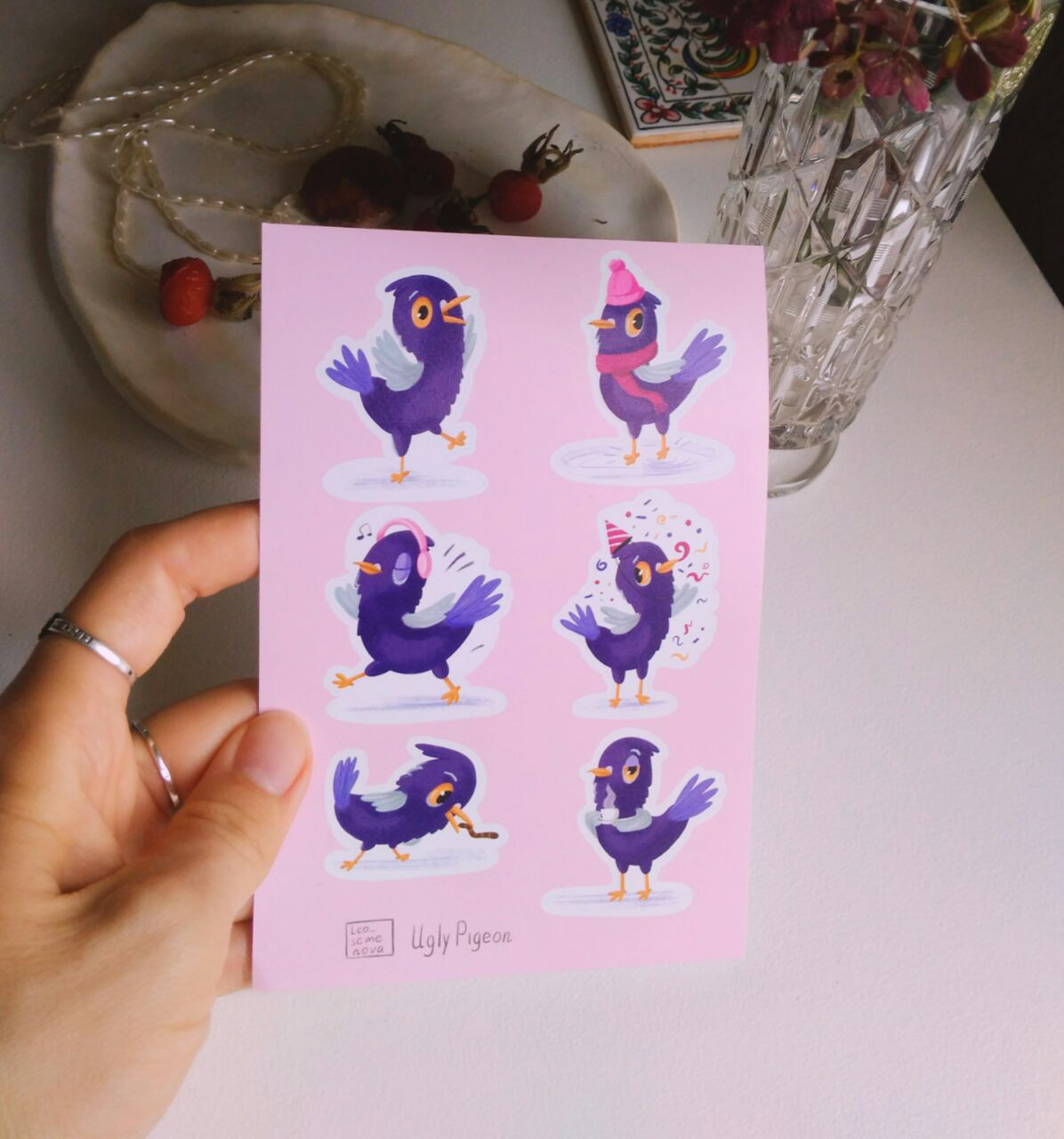 Стикерпак "Ugle Pigeon". Дизайн персонажа — Изображение №14 — Брендинг, Иллюстрация на Dprofile