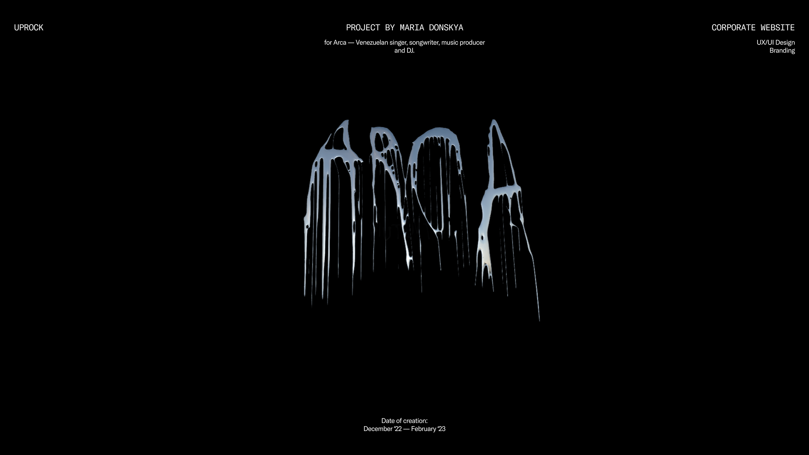 Website for Arca — Изображение №1 — Интерфейсы на Dprofile