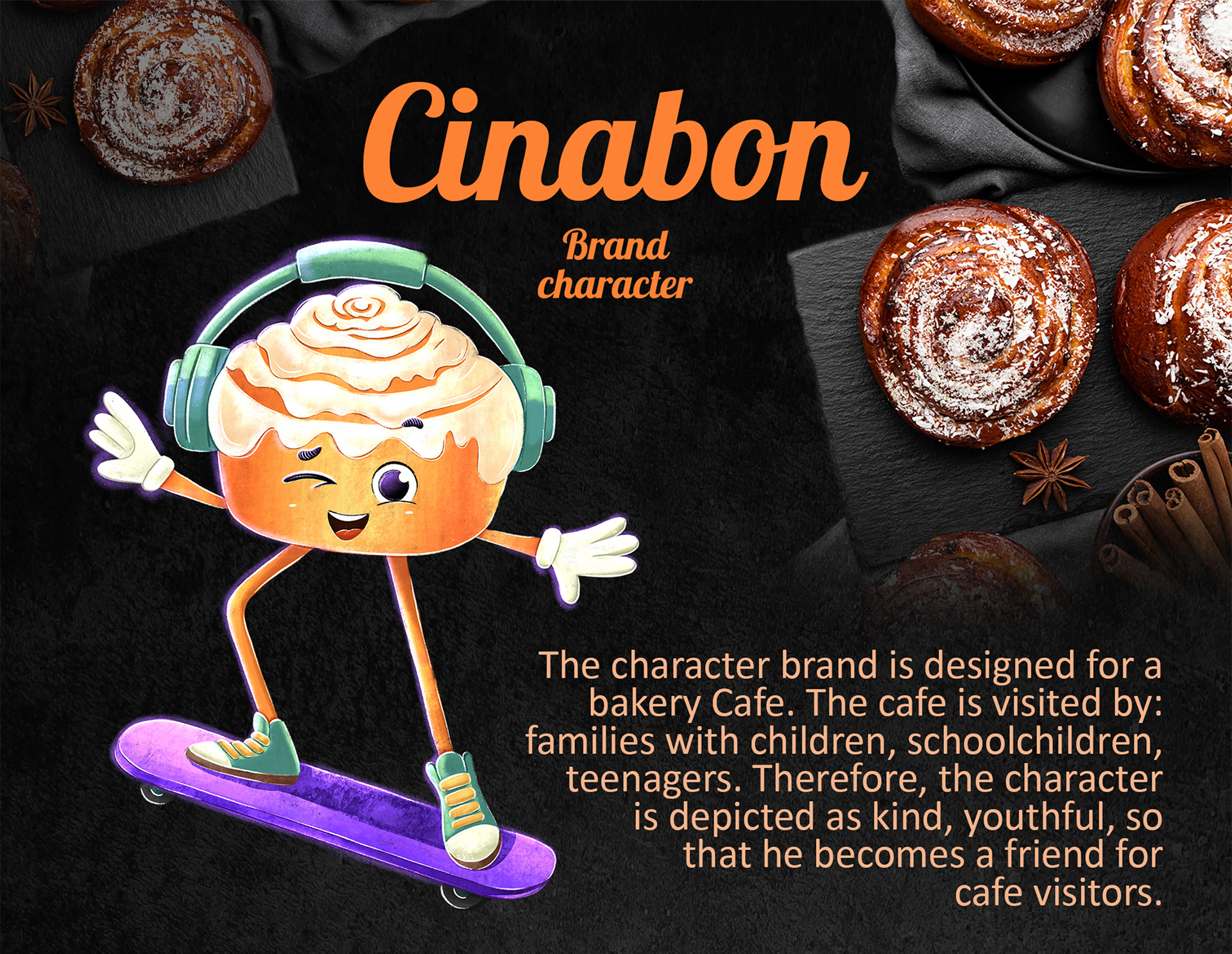 Character design for a bakery cafe — Изображение №1 — Брендинг, Иллюстрация на Dprofile