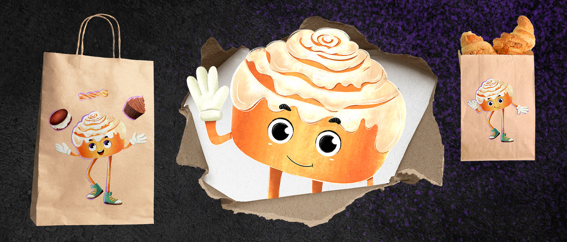 Character design for a bakery cafe — Изображение №5 — Брендинг, Иллюстрация на Dprofile