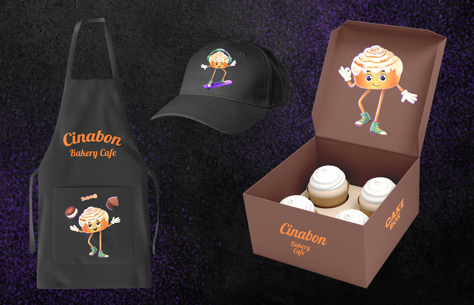 Character design for a bakery cafe — Изображение №10 — Брендинг, Иллюстрация на Dprofile