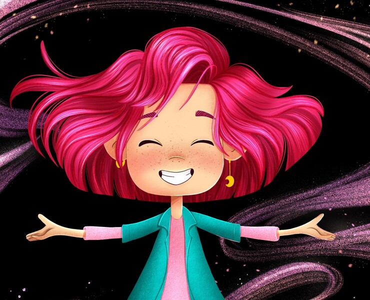 Brand character little sorceress Eli — Брендинг, Иллюстрация на Dprofile