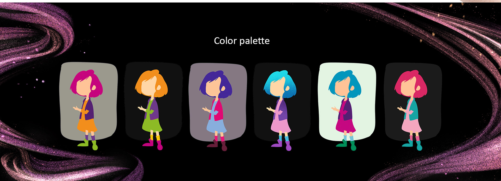 Brand character little sorceress Eli — Изображение №3 — Брендинг, Иллюстрация на Dprofile