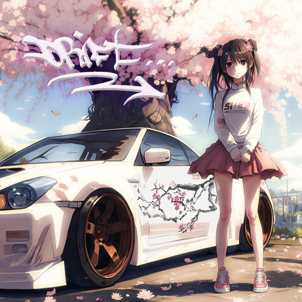 Sakura Drift — Изображение №1 — Иллюстрация, Графика на Dprofile