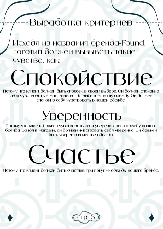 Brandbook для магазина одежды "FOUND" — Изображение №6 — Брендинг, Графика на Dprofile