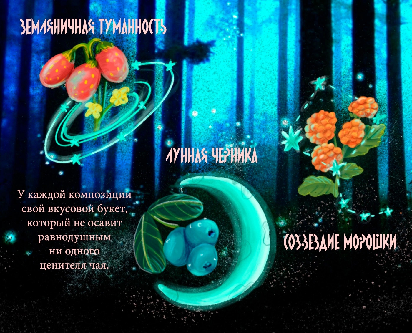 Иллюстрация для упаковки чая — Изображение №3 — Иллюстрация на Dprofile