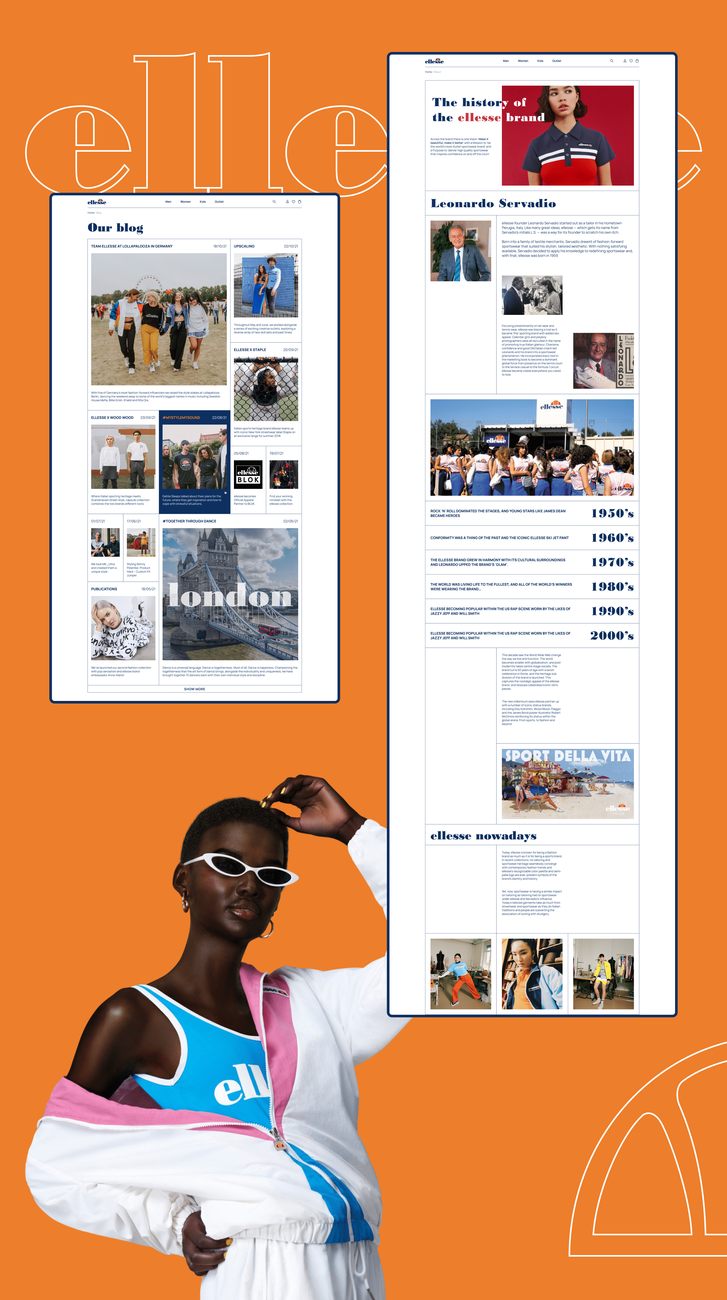 ellesse / e-commerce redesign concept — Изображение №9 — Интерфейсы, Графика на Dprofile