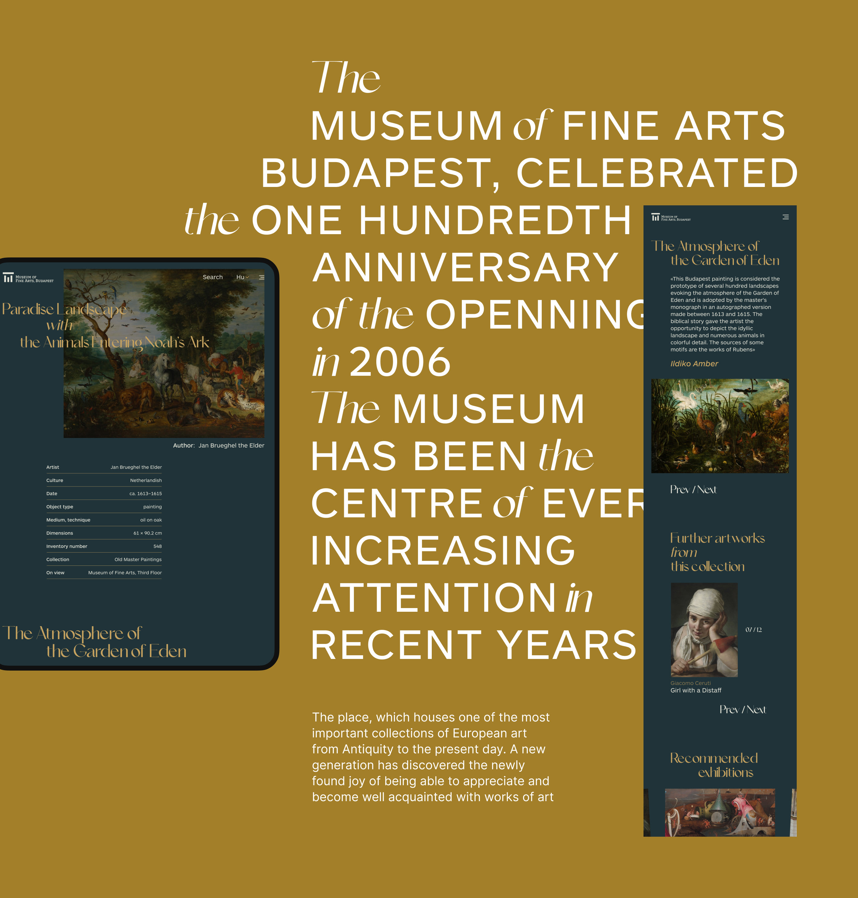 The Museum of Fine Arts Redesign concept — Изображение №7 — Интерфейсы, Графика на Dprofile