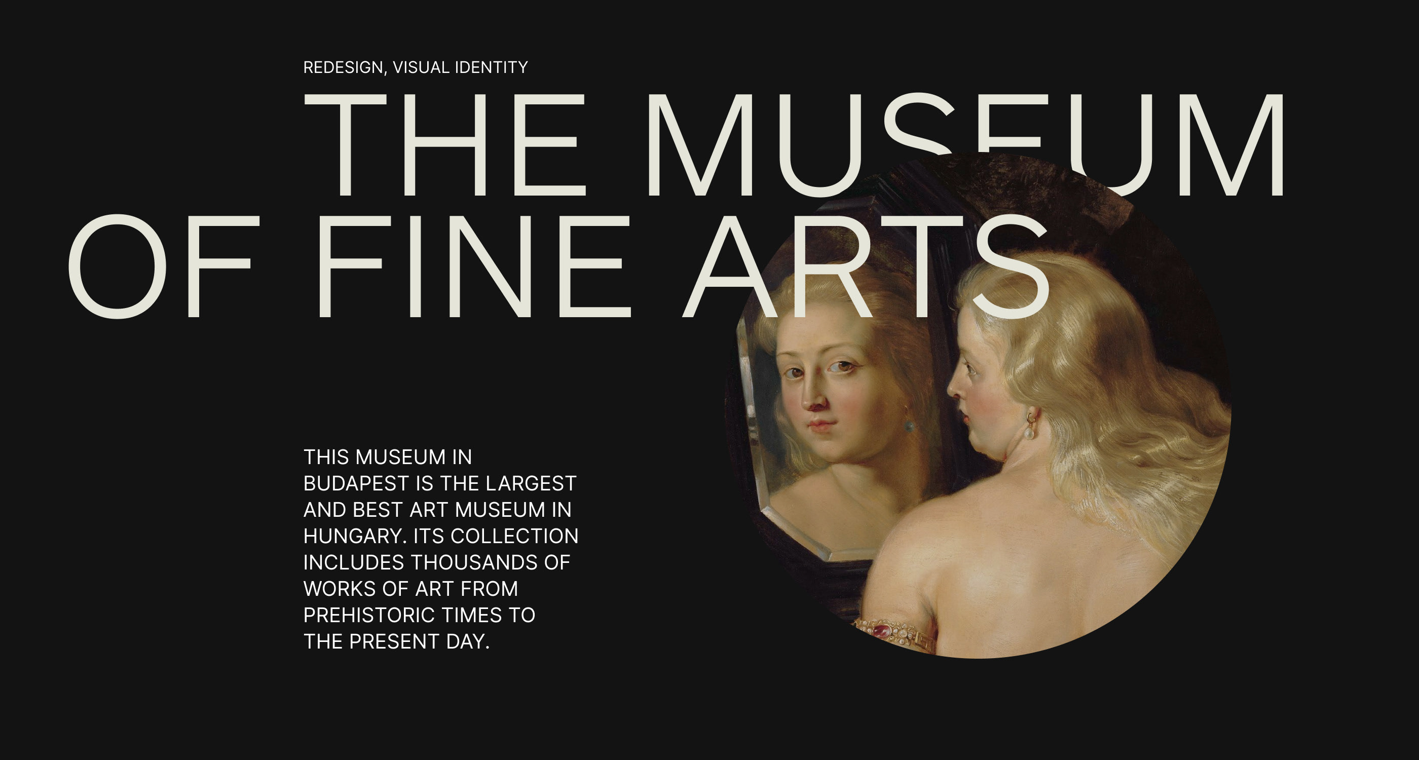 The Museum of Fine Arts Redesign concept — Изображение №1 — Интерфейсы, Графика на Dprofile