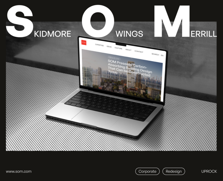 SOM | Corporate website redesign — Интерфейсы, Брендинг на Dprofile