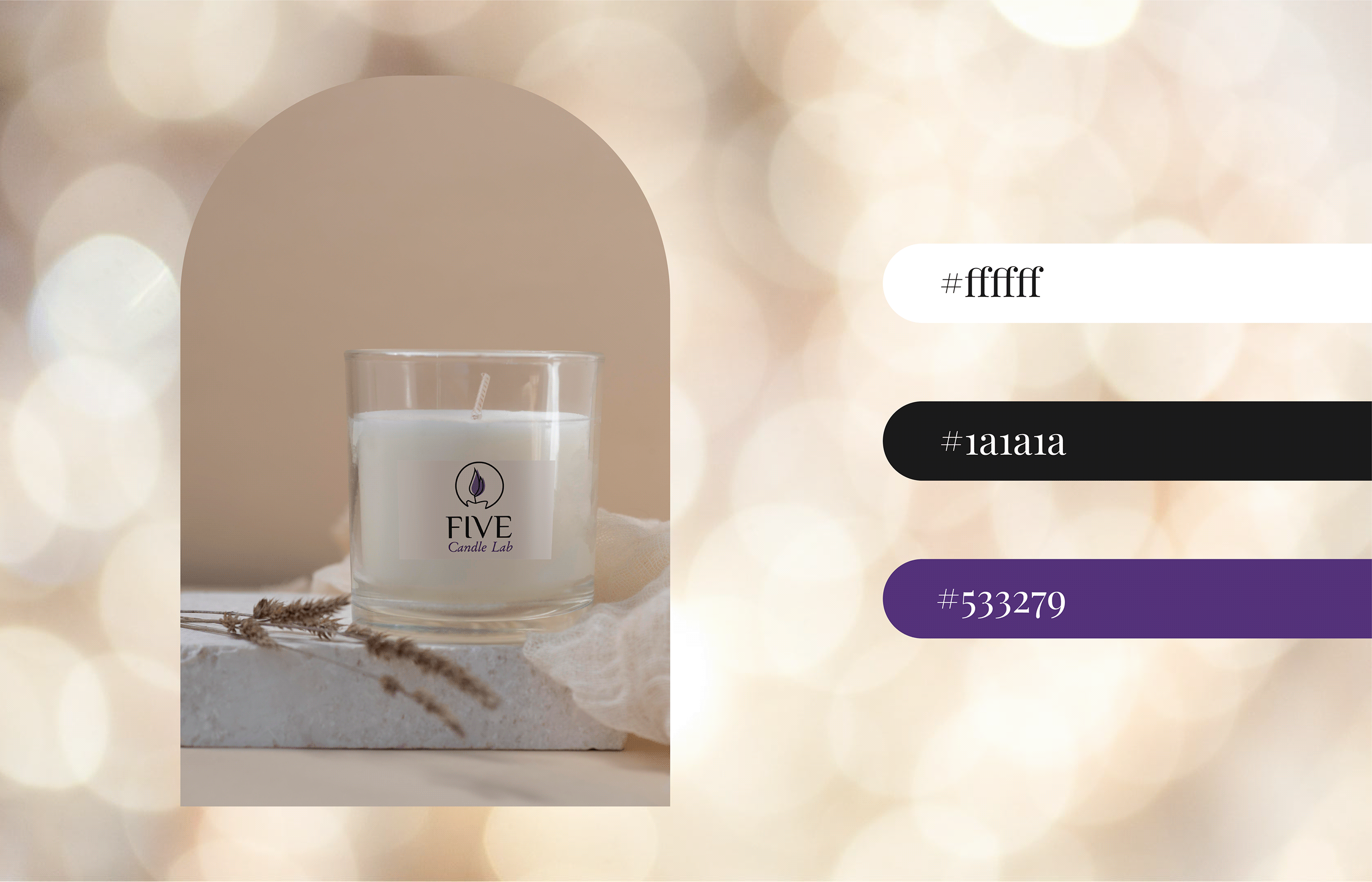 FIVE CANDLE LAB | LOGO | СВЕЧИ | CANDLES — Изображение №5 — Брендинг, Графика на Dprofile
