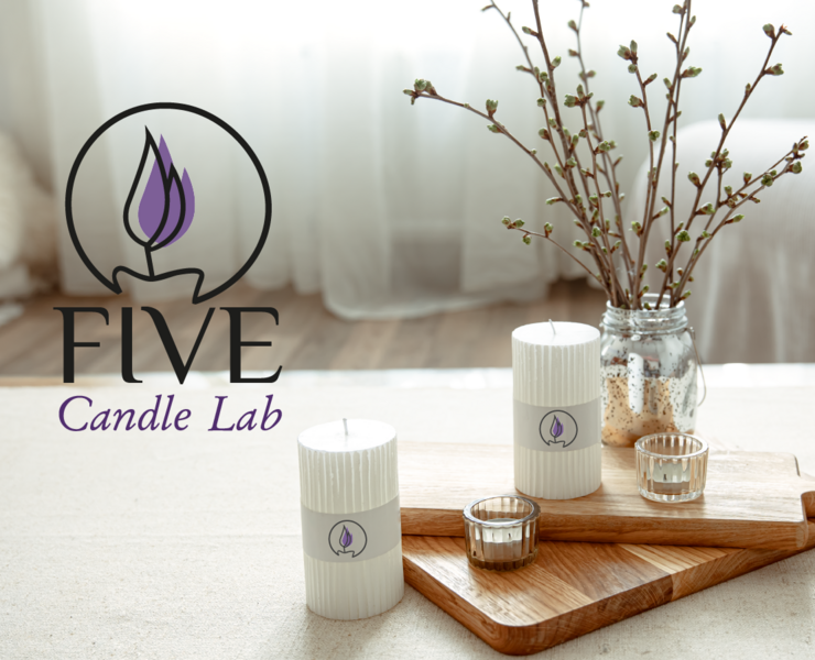 FIVE CANDLE LAB | LOGO | СВЕЧИ | CANDLES — Брендинг, Графика на Dprofile