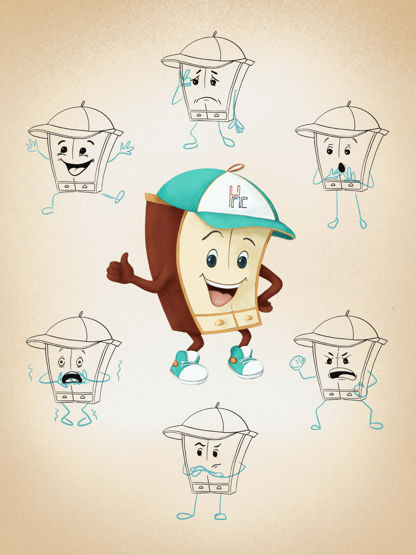 Tolik. Furniture store. Character design — Изображение №6 — Иллюстрация на Dprofile