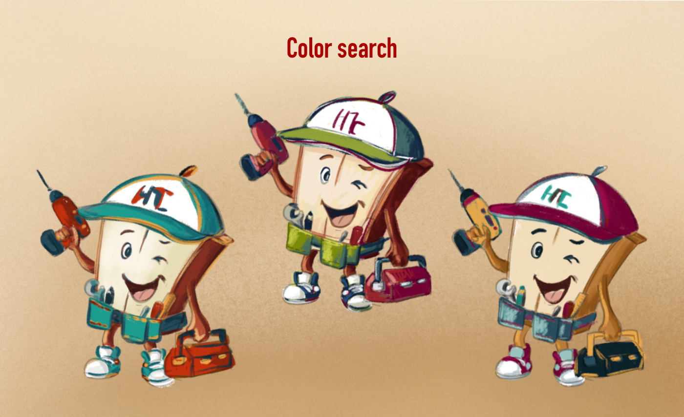 Tolik. Furniture store. Character design — Изображение №4 — Иллюстрация на Dprofile