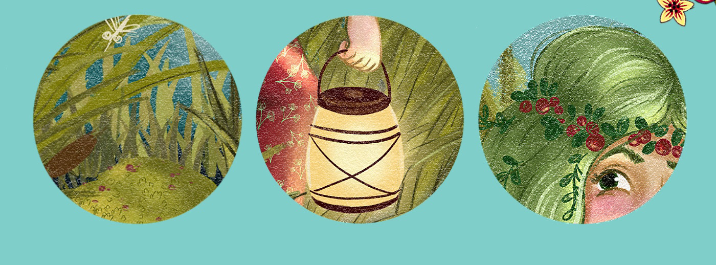 Иллюстрации для сборника стихов в "Заповедном лесу" — Изображение №6 — Иллюстрация на Dprofile