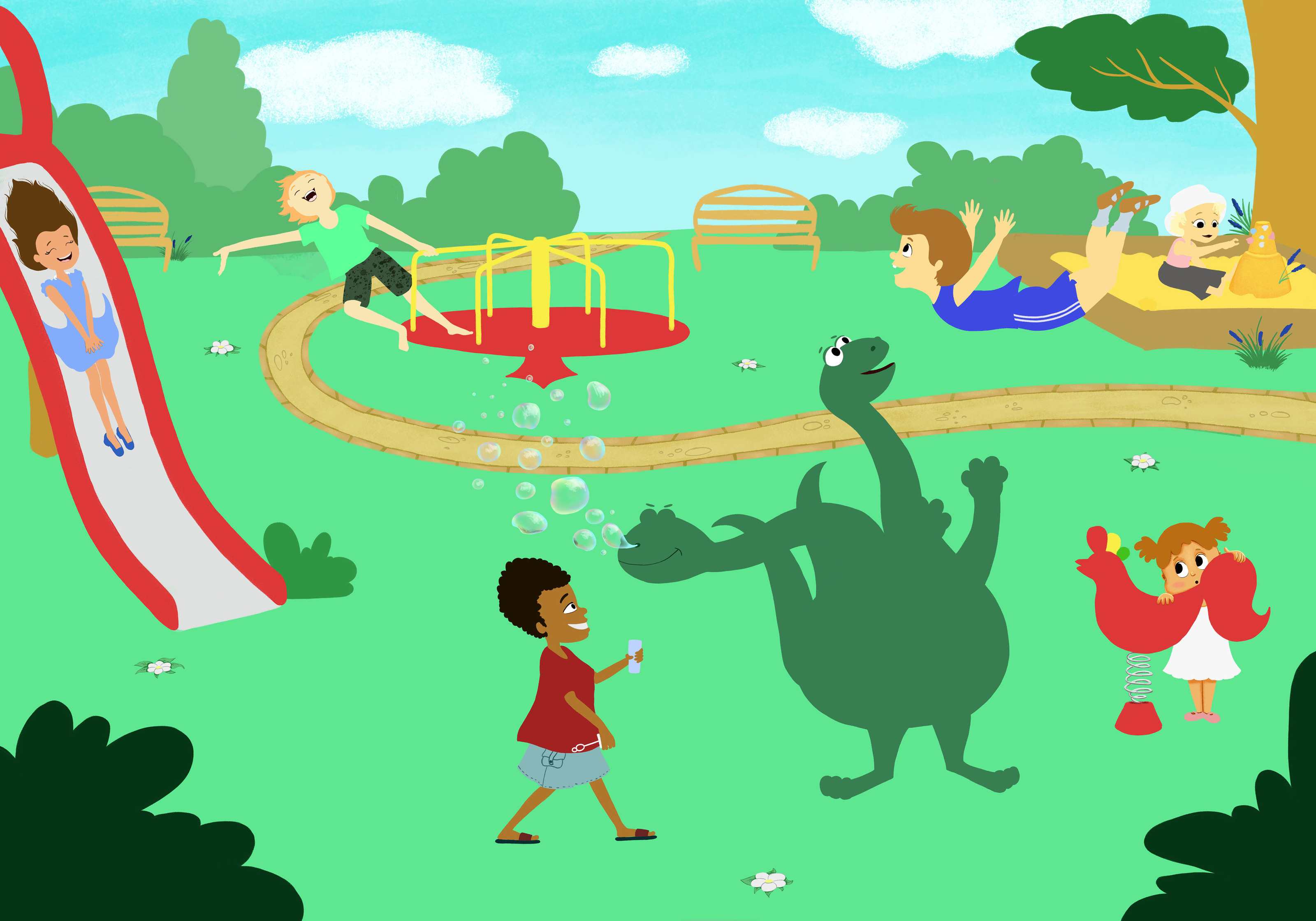 Дизайн пазлов с монстрами для детей — Изображение №9 — Брендинг, Иллюстрация на Dprofile