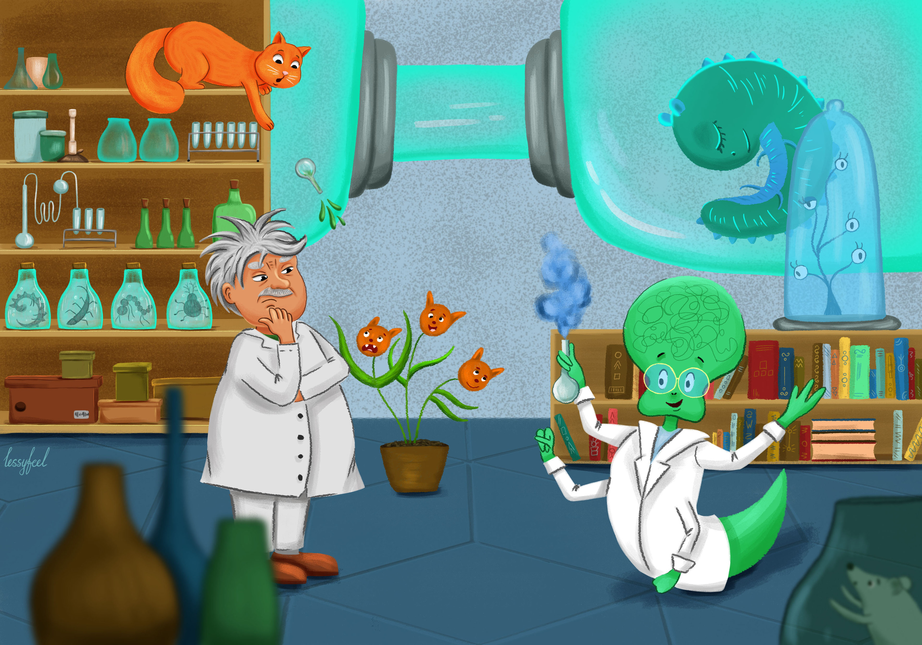 Дизайн пазлов с монстрами для детей — Изображение №6 — Брендинг, Иллюстрация на Dprofile