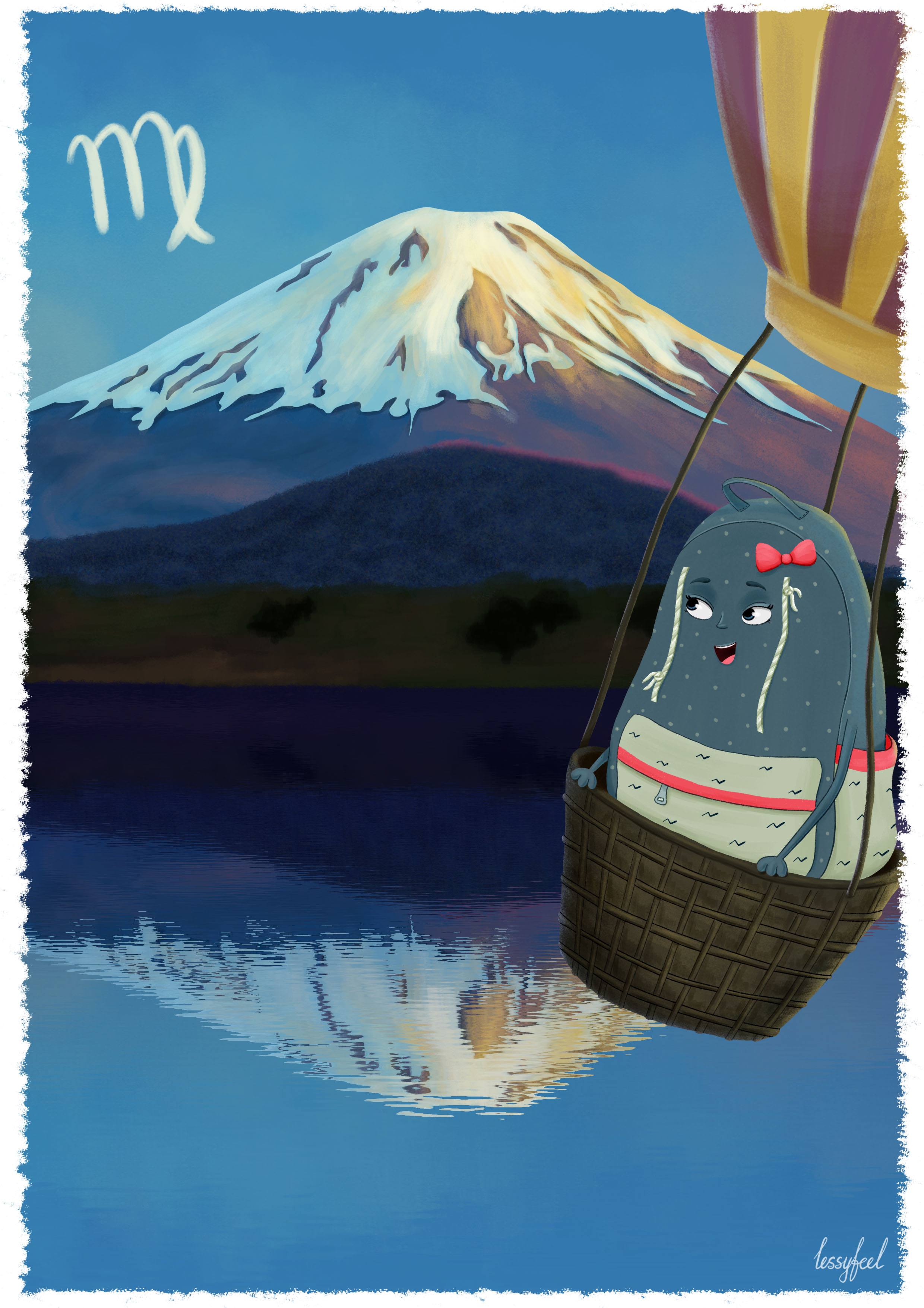 Знаки Зодиака - Рюкзаки-путешественники — Изображение №7 — Иллюстрация на Dprofile