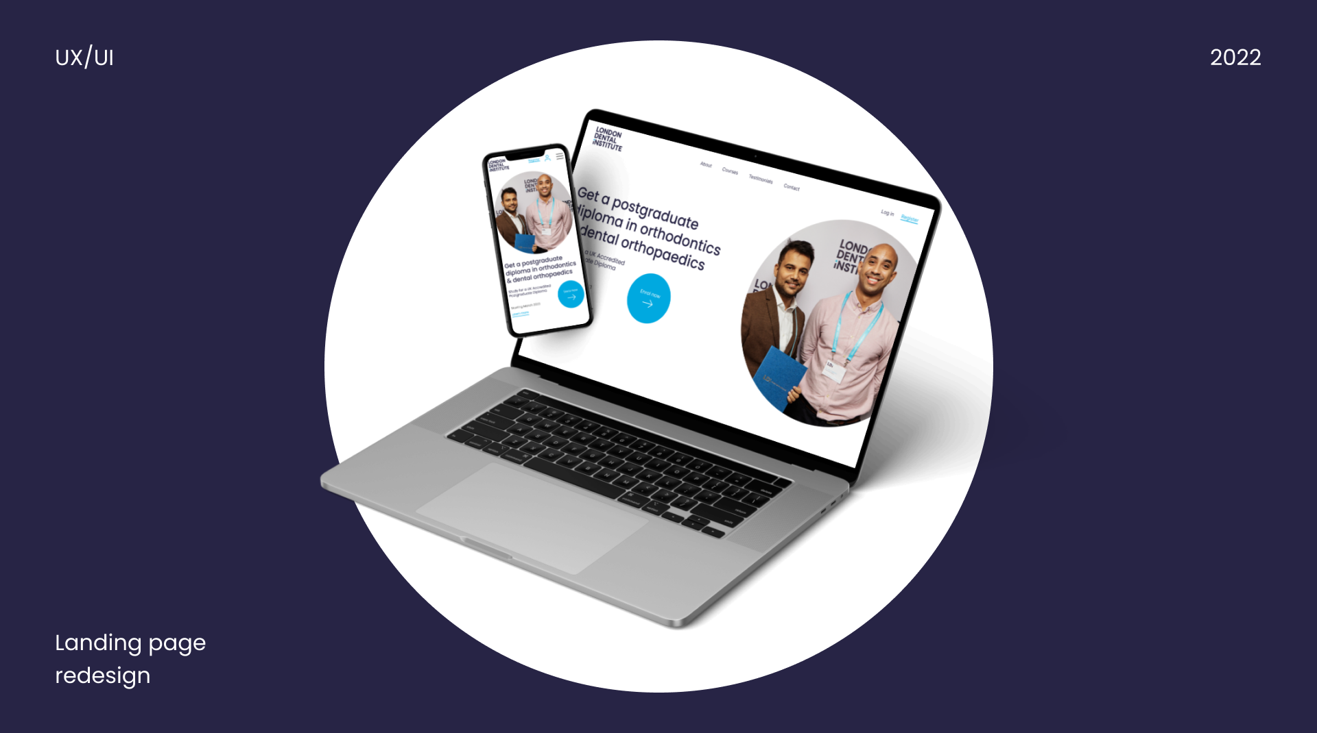 London Dental Institute | home page redesign — Изображение №1 — Интерфейсы, Брендинг на Dprofile