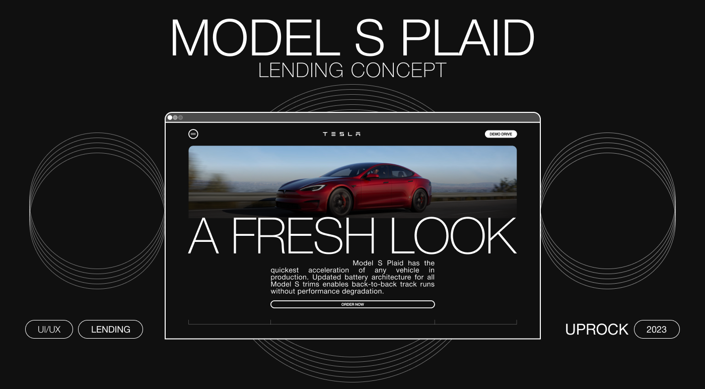 Tesla Model S | Lending concept — Изображение №1 — Интерфейсы на Dprofile