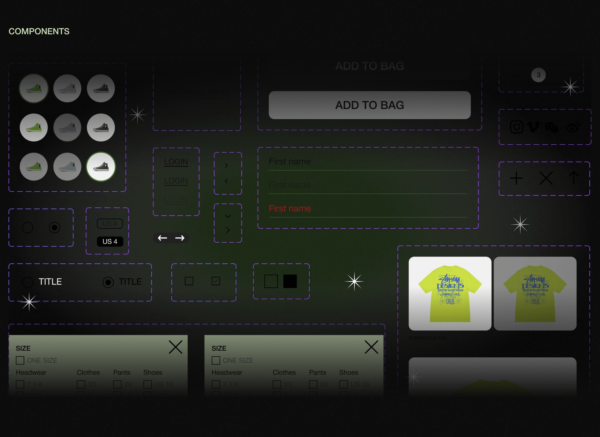 STUSSY | E-COMMERCE REDESIGN — Изображение №14 — Интерфейсы на Dprofile