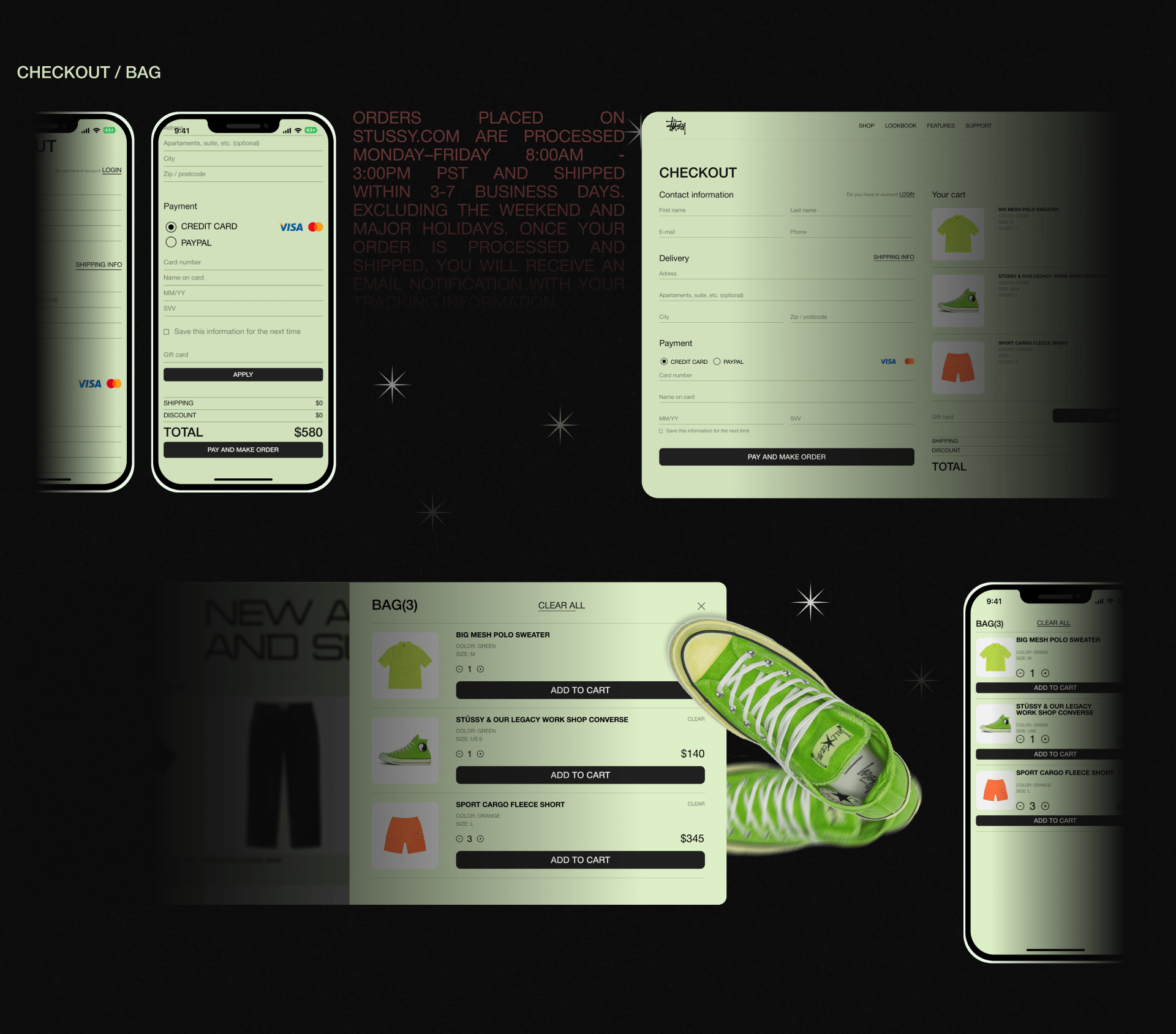 STUSSY | E-COMMERCE REDESIGN — Изображение №13 — Интерфейсы на Dprofile