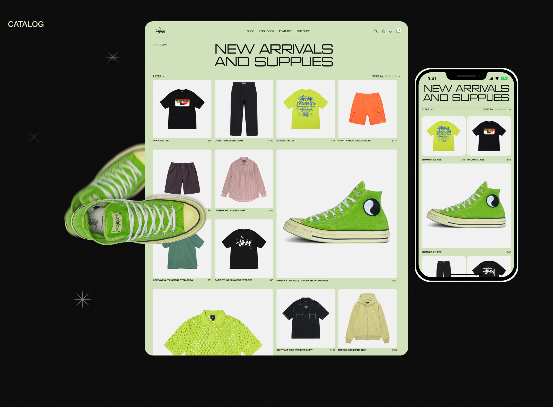 STUSSY | E-COMMERCE REDESIGN — Изображение №8 — Интерфейсы на Dprofile