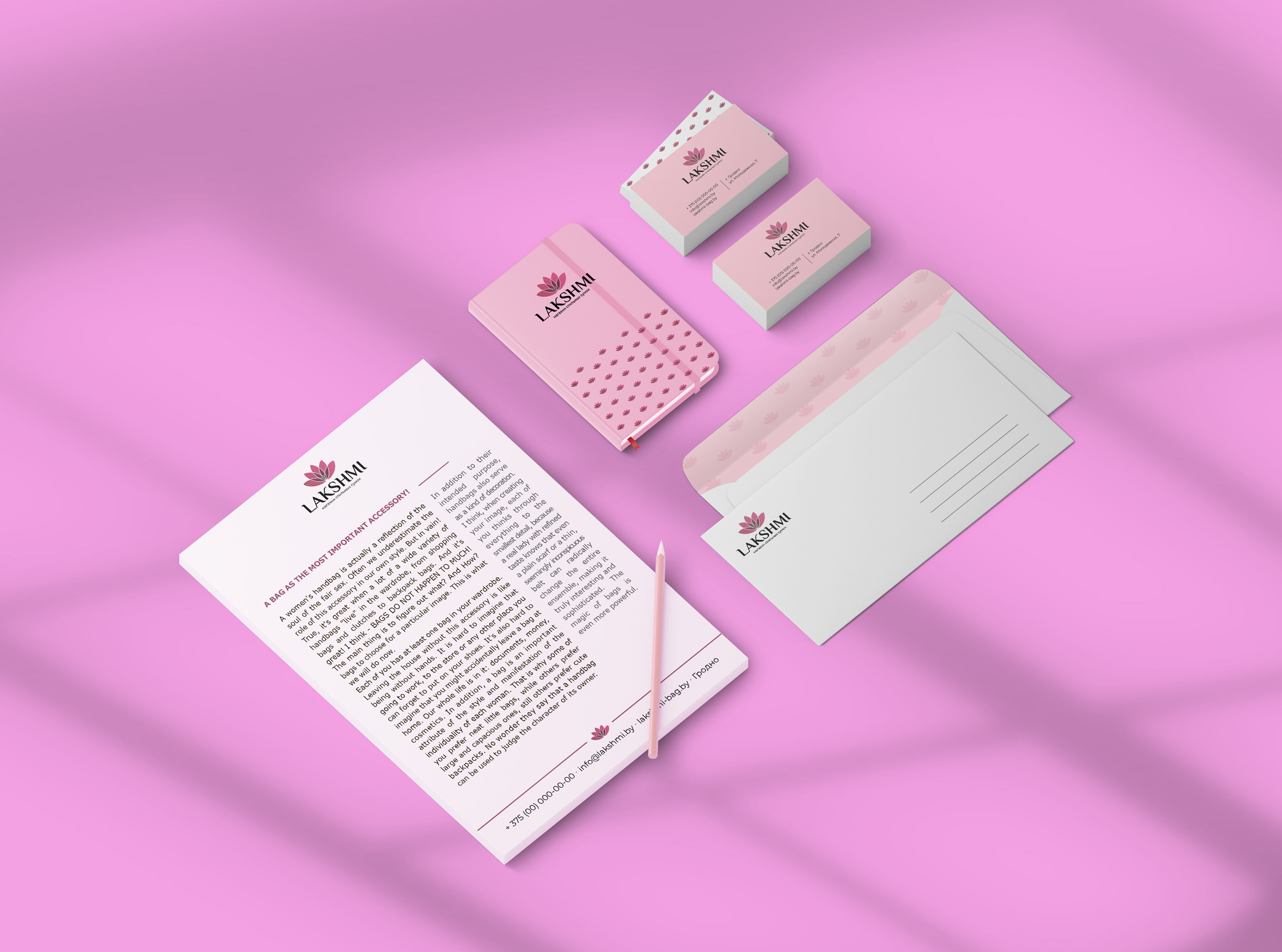 LAKSHMI / Logo and Brand Identity — Изображение №12 — Брендинг, Графика на Dprofile